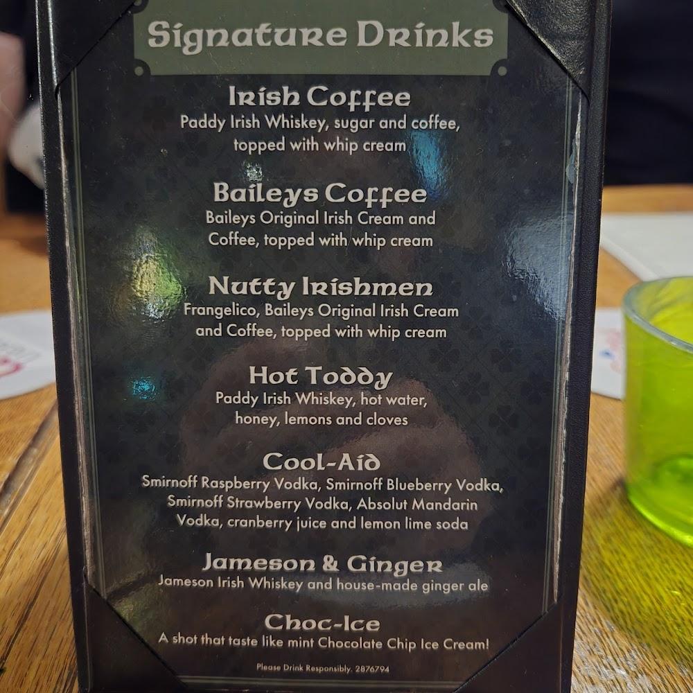 Irishmen Menu image 3